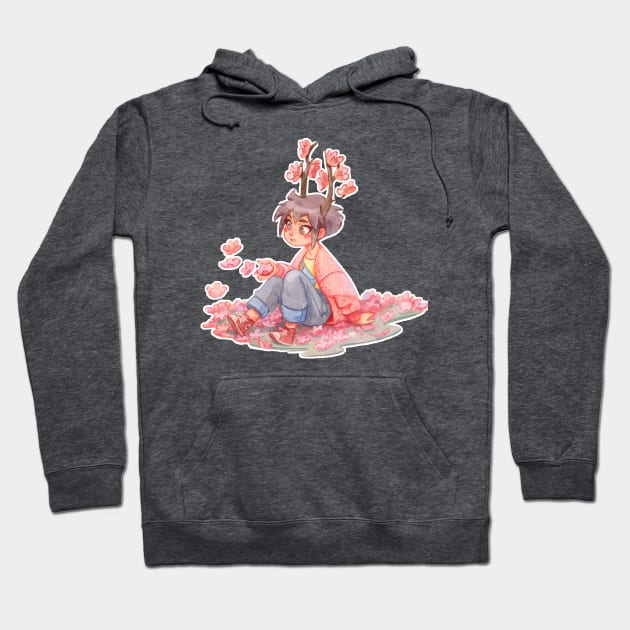 Small Spring Goddes Hoodie by schmoedraws